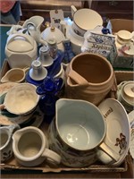 Collection of Pitchers, Various Sizes,