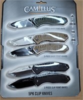 CAMILLUS 5 PACK CLIP KNIVES