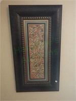 Floral and Filigree Wall Art Piece