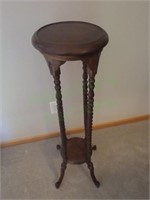 Round and Tall Side Table or Pedestal