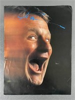 Robin Williams Autographed Page