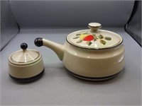Vintage 1970s Stoneware - Pot, Creamer, Etc