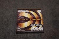 Federal large pistol match primers, 100 total