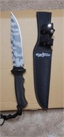 OZARK MOUNTAIN FIXED BLADE KNIFE WITH SHEATH