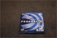 Federal small rifle primers, 100 total