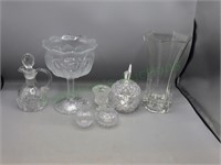 Assortment of Crystal & Glassware - Seven Pieces