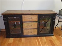 Large Modern Wooden Entertainment Stand