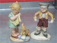 Vintage WA Germany Bartram 5"h statues