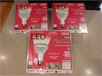 Set of Three LED Replacement Bulbs