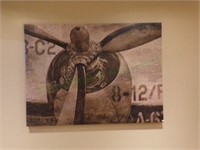 Large Canvas Print of Propellor