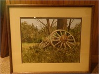 Acrylic Watercolor by Fusco - Wagon Wheels