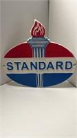Cast Iron Standard Oil Sign. 9x9.5''