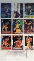 Lot of 9 Basketball Cards.