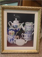 Painting of Detailed China Set from 1996