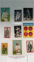 Lot of 9 Baseball Cards.