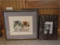 Duo of Adorable Owls & Additional Frame