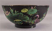 Chinese Republic Famille Verte Porcelain Bowl