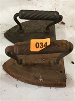 2 Vintage Sad Irons