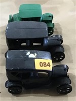 3 Collectible Cast Iron Cars