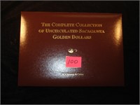 Uncir. Sacagawea Golden $1/Stamps  Vol.II