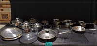 Assorted Pots/Pans/Glassware