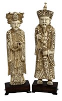 Hand Carved Ivory Figurines