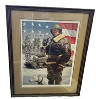 Signed Patton at Bastogne by Michael Grates