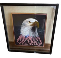 Signed American Eagle Art