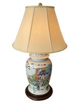 Hand Painted Porcelain Table Lamp