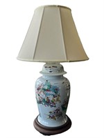 Hand Painted Porcelain Table Lamp