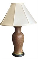 Embossed Leather Table Lamp