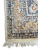 Gorgeous Large Indo Agra Fine Wool Rug