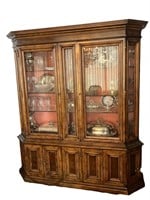 HUGE Wooden China Cabinet