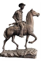 Signed Austin Productions Western Sculpture