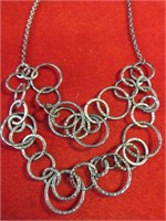 Pewter Colored Fashion Necklace