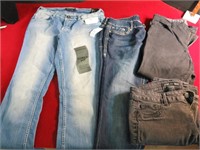 Blue Jeans Size 11/12 NEW-4 Pairs