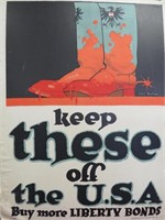 Keep These Off The USA Liberty Bonds Poster