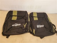 NEW 2 Ausome Black-Army Green Back Packs