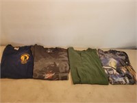 4 Mens Size L T-Shirts #need cleaned