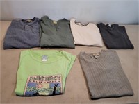 6 Mens T- Shirts Size S & M #need cleaned