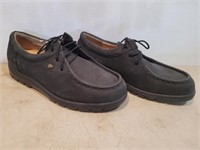Finn Comfort Mens Black Suede Shoes Size 6.5