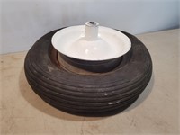 Wheel Barrel Rim & Tire