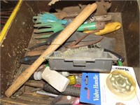 assorted garage tools misc