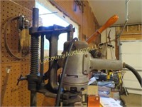 old homemade drill press