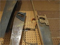 garage items saws level misc