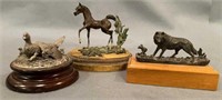 Small Signed Bronzes and Pewter