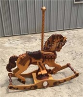 Muti Wood Hand Made Rocking Horse
Measures 48”