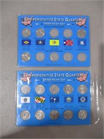 Partial '99 & '00 Comm. State Quarter Sets