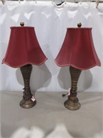 2 Table Lamps  28"