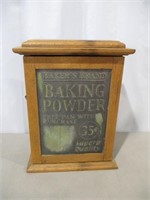 Baking Powder Cabinet  20"t x 15"w x 6.5"d